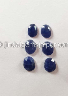 Blue Sapphire Rose Cut Slices